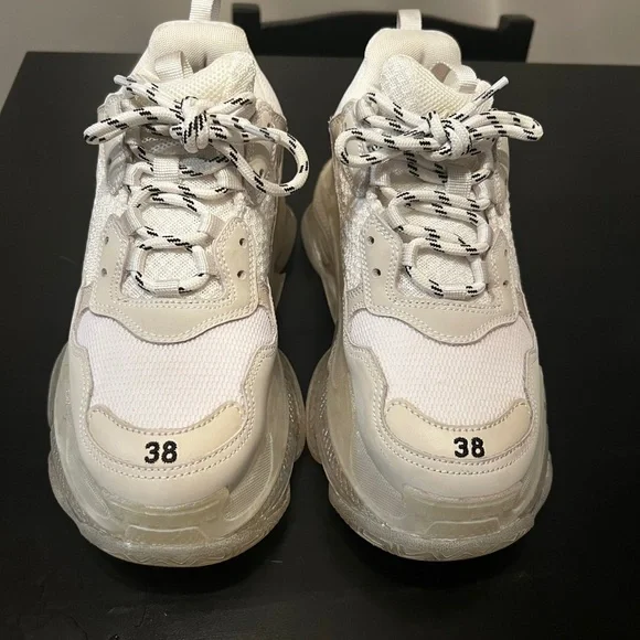 Womens Balenciaga Triple S Ice bottom sneakers!! $600 obo. $1,150 RETAIL PRICE - Picture 2 of 3